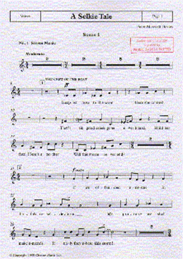 A Selkie Tale - Vocal